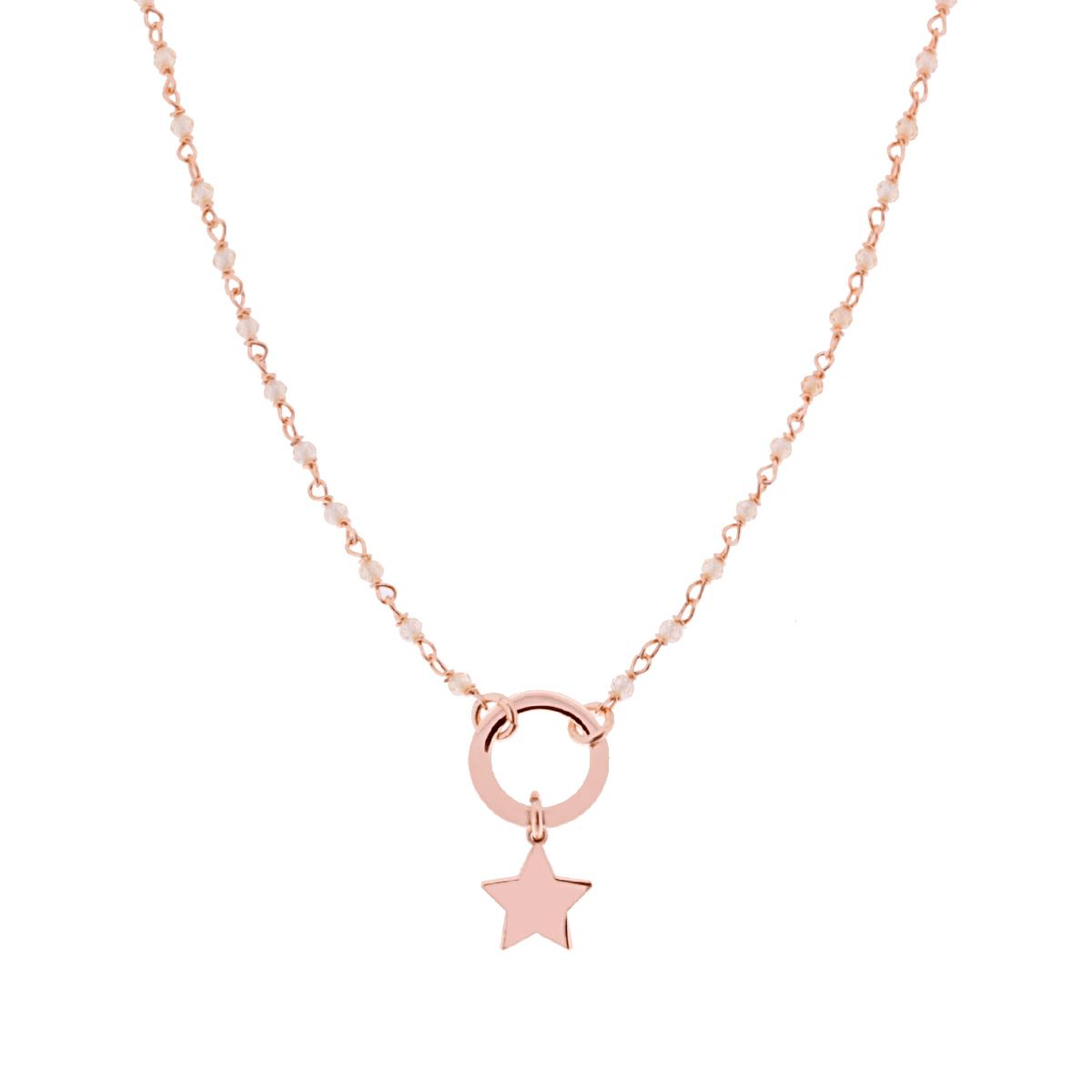 Stříbrný náhrdelník Crystal Rosa