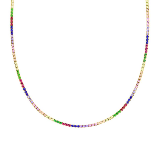 Stříbrný náhrdelník Arcobaleno