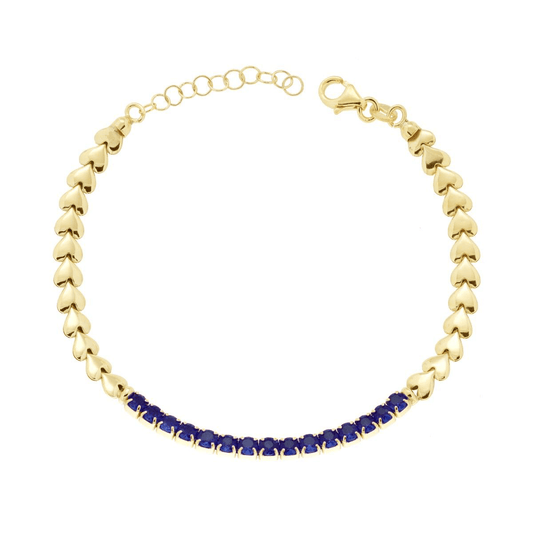 Stříbrný náramek Oro blu 17+3 cm